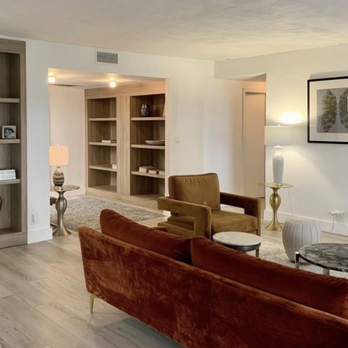 Green Chairs - Staged condo, North Miami - Interior Design Near Me Green Chairs - Staged condo, North Miami - Interior Design Near Me