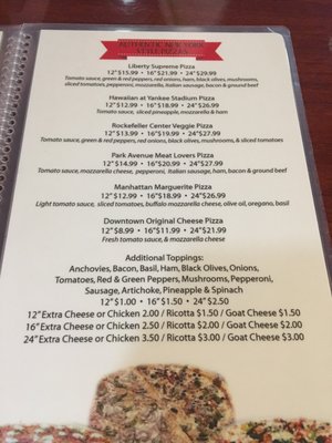 Menu photo 5 Manhattan Chicago Pizza Kendall Miami, FL