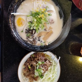 Juban Ramen & Tapas - Tonkotsu ramen and gyu-don set - Ramen Near Me - Milpitas, California Juban Ramen & Tapas - Tonkotsu ramen and gyu-don set - Ramen Near Me - Milpitas, California