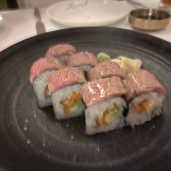 Marble Room Steaks and Raw Bar - Miyazaki wagyu sushi roll - Steakhouses Near Me - Cleveland, Ohio Marble Room Steaks and Raw Bar - Miyazaki wagyu sushi roll - Steakhouses Near Me - Cleveland, Ohio