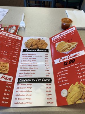Menu photo 1 JJ Fish & Chicken - Griffin Griffin, GA Menu photo 1 JJ Fish & Chicken - Griffin Griffin, GA