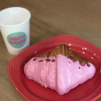 Coffee Dose - White Chocolate Raspberry Croissant. - Coffee & Tea Near Me - Encinitas, California