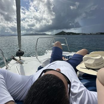 Seas the Day Charters - Enjoying the ride - Boat Charters Near Me - Saint Thomas, Virgin Islands