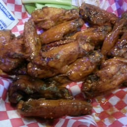 Smoked hot ghost wings.