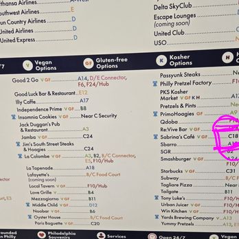 Sabrina's Cafe - Sabrina's is in terminal C, not A! - Cafes Near Me - Philadelphia, Pennsylvania Sabrina's Cafe - Sabrina's is in terminal C, not A! - Cafes Near Me - Philadelphia, Pennsylvania