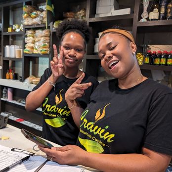 Tom D's Foolery - Pictured here are Stephanie and Teja, part of the morning crew at Cravin' Jamaican restaurant right here in White Plains. Try everything! - Advertising Near Me - White Plains, New York Tom D's Foolery - Pictured here are Stephanie and Teja, part of the morning crew at Cravin' Jamaican restaurant right here in White Plains. Try everything! - Advertising Near Me - White Plains, New York