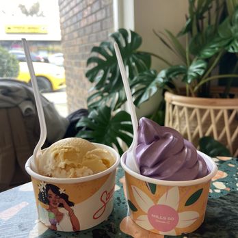 Sampaguita - Mango Float (vegan) and Ube - Ice Cream & Frozen Yogurt Near Me - Orlando, Florida Sampaguita - Mango Float (vegan) and Ube - Ice Cream & Frozen Yogurt Near Me - Orlando, Florida