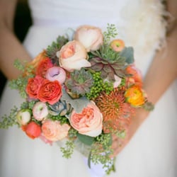 My stunning bouquet - I was obsessed with it!