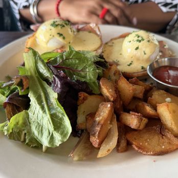 The Henry - Eggs Benedict* - New American Near Me - Dallas, Texas