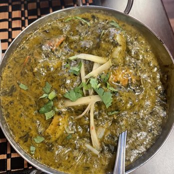 Mughlai Grill - Shrimp Saag - Indian Near Me - New York, New York