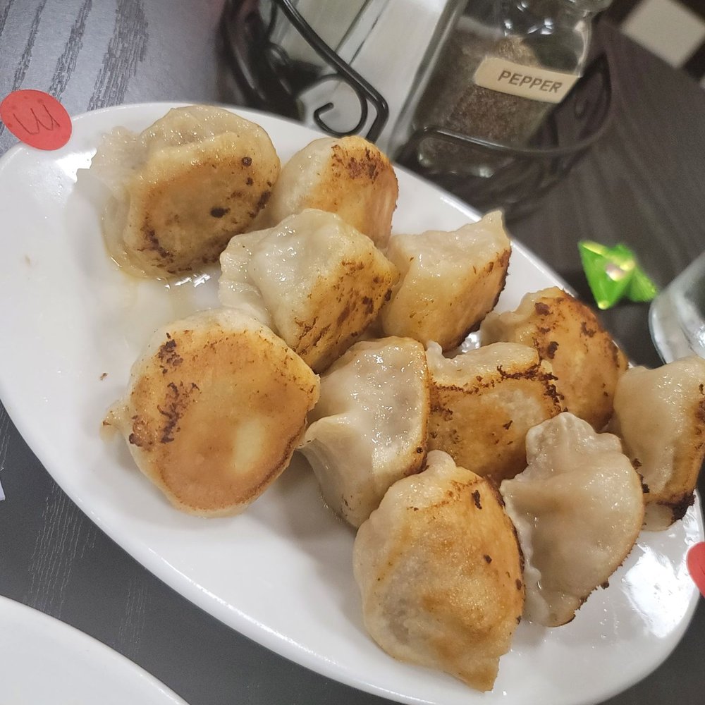 Jiayuan Dumpling House - Pork and shrimp dumplings (mixed) 4 - Szechuan Near Me - Redondo Beach, California Jiayuan Dumpling House - Pork and shrimp dumplings (mixed) 4 - Szechuan Near Me - Redondo Beach, California