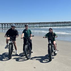 Myrtle Beach Electric Bikes - Beach ride