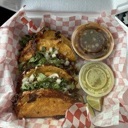 Birria Quesatacos (Order of 3 Tacos) & Consome Birria Quesatacos (Order of 3 Tacos) & Consome