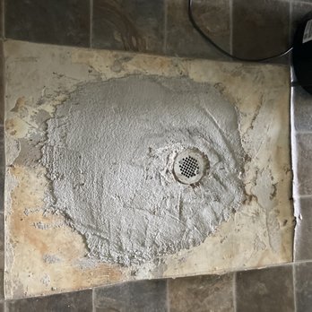 Feltner's Sewer & Drain Service - This is what our floor looks like now with the linoleum cut out and the rough cement! - Plumbing Near Me - Antioch, Illinois Feltner's Sewer & Drain Service - This is what our floor looks like now with the linoleum cut out and the rough cement! - Plumbing Near Me - Antioch, Illinois