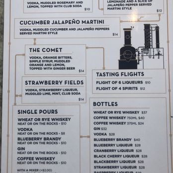 Blue Rascal Distillery - Menu - Distilleries Near Me - Hammonton, New Jersey