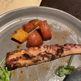KR SteakBar - The octopus..and the random potatoes it came with - Steakhouses Near Me - Atlanta, Georgia
