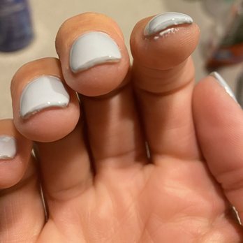 A Plus Nail Salon - More nail polish on my skin - Nail Salons Near Me - Allentown, Pennsylvania