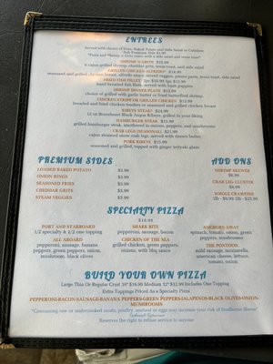 Menu photo 1 Mermaid Restaurant Decaturville, TN