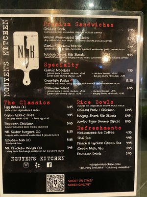 Menu photo 8 Nguyen's Kitchen Santa Ana, CA Menu photo 8 Nguyen's Kitchen Santa Ana, CA