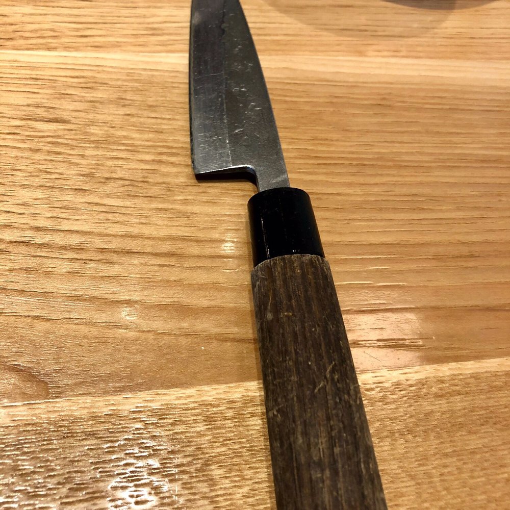Bos Taurus - Pick your weapon (they have a lovely box of curated cutlery for you to select which you prefer) mine was Japanese. - Steakhouses Near Me - Bend, Oregon