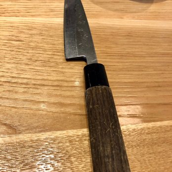 Bos Taurus - Pick your weapon (they have a lovely box of curated cutlery for you to select which you prefer) mine was Japanese. - Steakhouses Near Me - Bend, Oregon