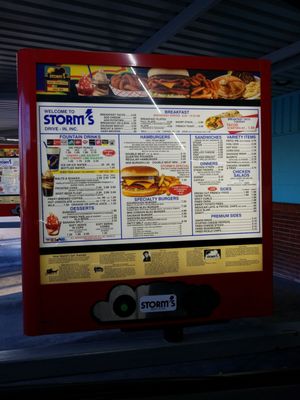 Menu photo 8 Storm's Drive-In - Lampasas Lampasas, TX Menu photo 8 Storm's Drive-In - Lampasas Lampasas, TX
