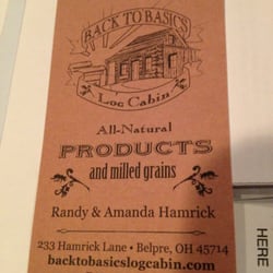 Back To Basics Log Cabin