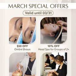 V Beauty - MARCH SPECIAL OFFERS
Valid until 03/31
Get ready to glow with our exclusive offers at V Beauty