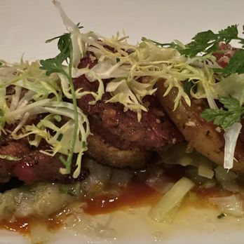Arethusa al tavolo - Lamb sausage and potato.    Outstanding - New American Near Me - Bantam, Connecticut