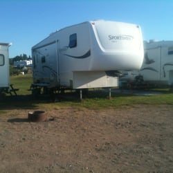 Five Islands Ocean Resort and RV Campground - You have to pay upfront before they let you in to see your site! Read their policies first! They got me good