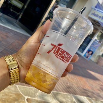 7 Leaves Cafe - Thai Tea 8/10 sorry it's almost empty. Too good lol - Coffee & Tea Near Me - Chino Hills, California