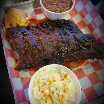 Dang BBQ - The 1/2 rack with 2 sides. - Barbeque Near Me - Islip, New York
