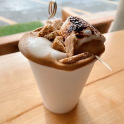 Maven Coffee - Campfire Latte from the Seasonal Menu
