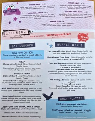 Menu photo 4 Spitz - Plano Plano, TX