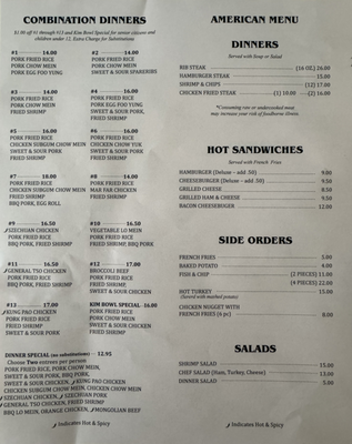 Menu photo 5 Kim Bowl Restaurant Longview, WA Menu photo 5 Kim Bowl Restaurant Longview, WA