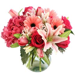 Sunny Day Blossoms Design Studio - Embraceable Vase Arrangement