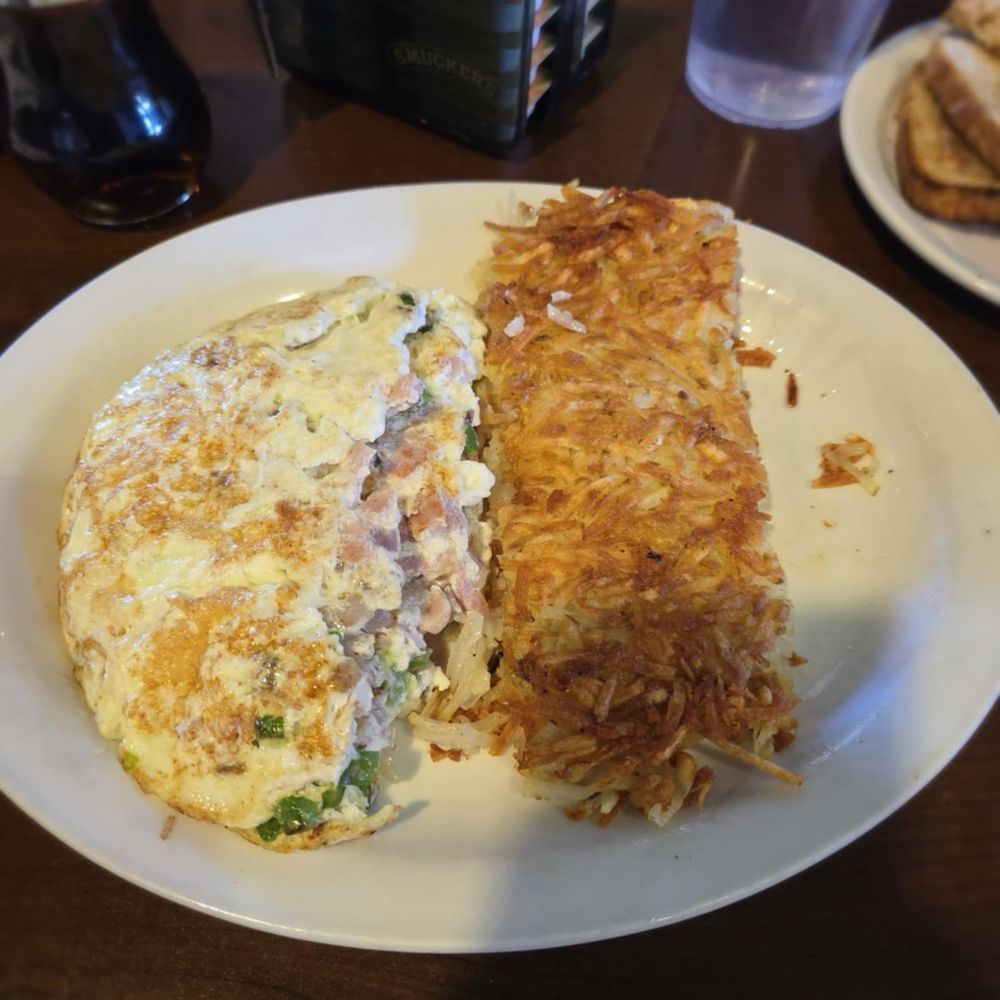Denver omelette sub egg white and no cheese & hash brown Denver omelette sub egg white and no cheese & hash brown