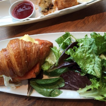 Mildred's Temple Kitchen - Croissant with smoked salmon - Veda's choice - Breakfast & Brunch Near Me - Toronto, Ontario