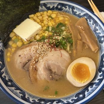 HINODEYA Ramen & Bar Palms - Spicy Miso Butter Corn Ramen - Ramen Near Me - Los Angeles, California