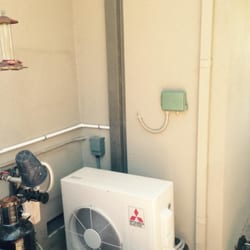 SLOCO Heating & Cooling - This is the outdoor condenser for the ductless indoor head unit. These run extremely quiet, even at full power...