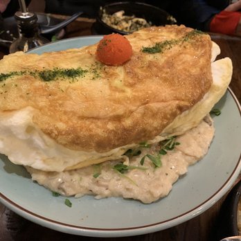 Green Leaf Cafe - Egg soufflé with risotto - Sushi Bars Near Me - Burnaby, British Columbia Green Leaf Cafe - Egg soufflé with risotto - Sushi Bars Near Me - Burnaby, British Columbia