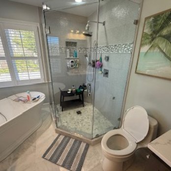 Sunshine Home Services - Half way decent job in master bath, which is not that big. - Office Cleaning Near Me Sunshine Home Services - Half way decent job in master bath, which is not that big. - Office Cleaning Near Me