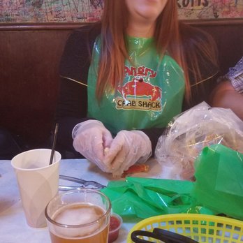 Angry Crab Shack - Getting down n dirty. Includes gloves and bib so your fingers won't be smelling nasty for a week. - Cajun/Creole Near Me - Phoenix, Arizona Angry Crab Shack - Getting down n dirty. Includes gloves and bib so your fingers won't be smelling nasty for a week. - Cajun/Creole Near Me - Phoenix, Arizona