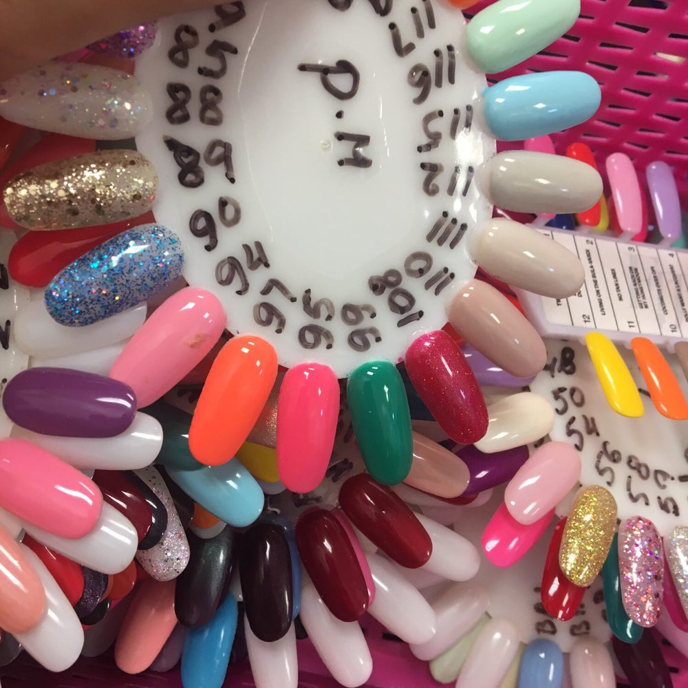 Dena's Nail - Color wheels to select polish. Love it! - Nail Salons Near Me - Cheltenham, Pennsylvania Dena's Nail - Color wheels to select polish. Love it! - Nail Salons Near Me - Cheltenham, Pennsylvania