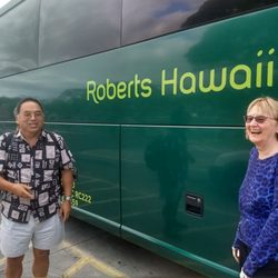 Roberts Hawaii Airport Shuttle - The bus named after me