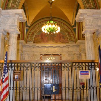 United States Mint - Denver Mint Grand Hallway featuring murals by Vincent Aderente - Landmarks & Historical Buildings Near Me - Denver, Colorado United States Mint - Denver Mint Grand Hallway featuring murals by Vincent Aderente - Landmarks & Historical Buildings Near Me - Denver, Colorado