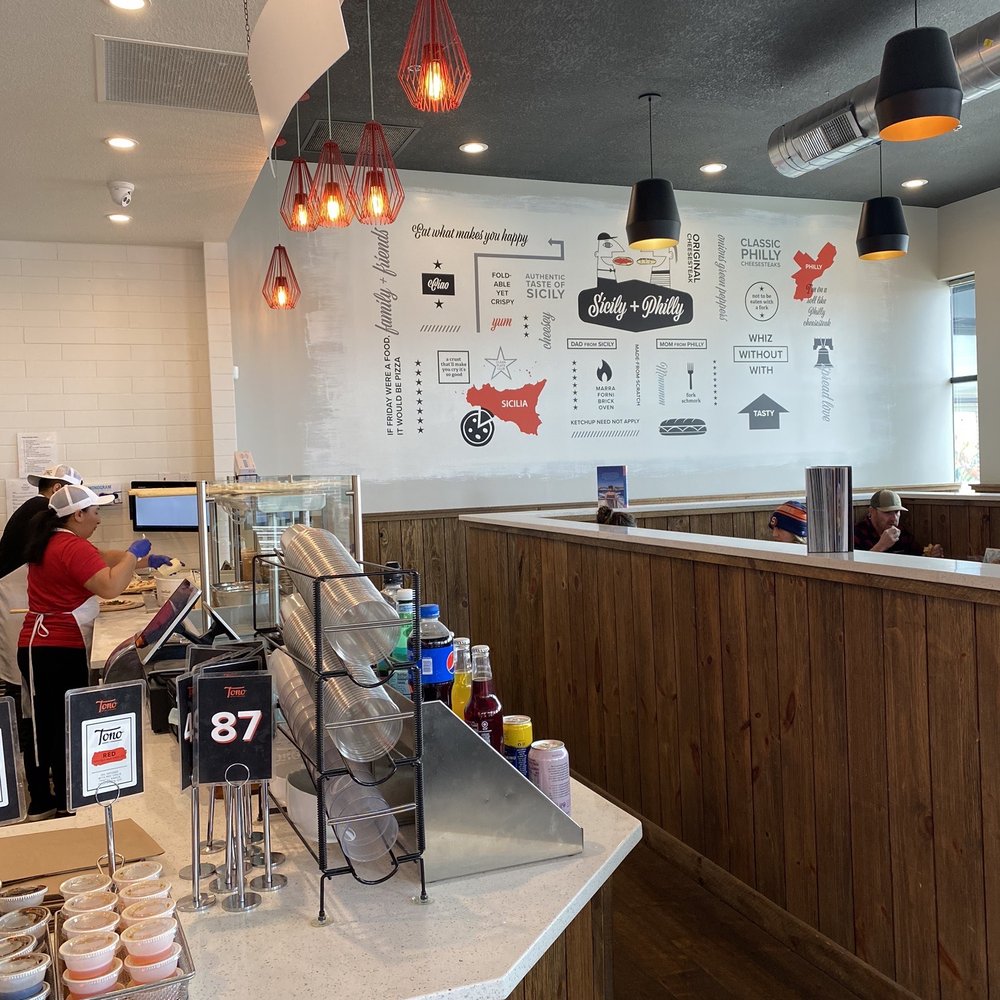Tono Pizzeria + Cheesesteaks - Front area- where you order - Pizza Near Me - Coon Rapids, Minnesota