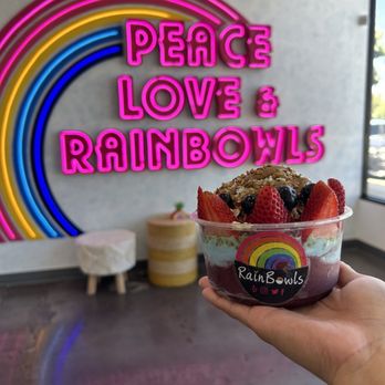 Rainbowls - customized açaí bowl with blue magic and matcha chia pudding - Juice Bars & Smoothies Near Me - Anaheim, California Rainbowls - customized açaí bowl with blue magic and matcha chia pudding - Juice Bars & Smoothies Near Me - Anaheim, California