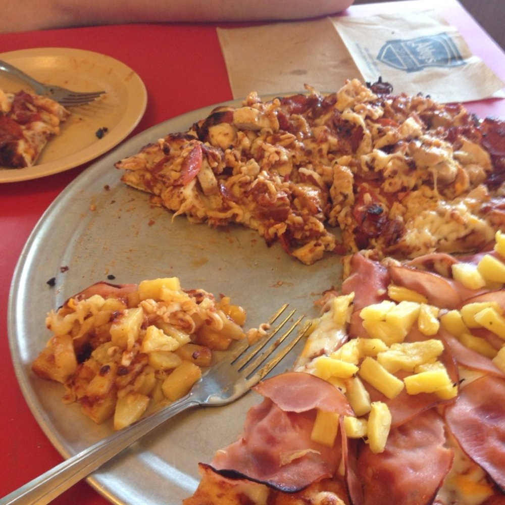 Our 1/2 right pizza