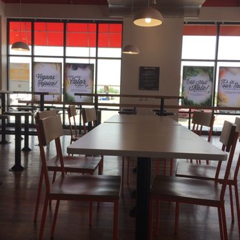 BIBIBOP Asian Grill - Dining room view from a booth. - Asian Fusion Near Me - Plain City, Ohio BIBIBOP Asian Grill - Dining room view from a booth. - Asian Fusion Near Me - Plain City, Ohio
